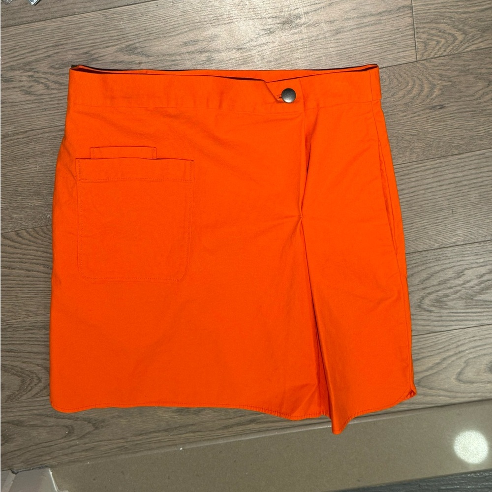 COS Bright Orange Skirt